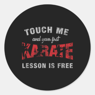 Sticker Rond Karaté 3
