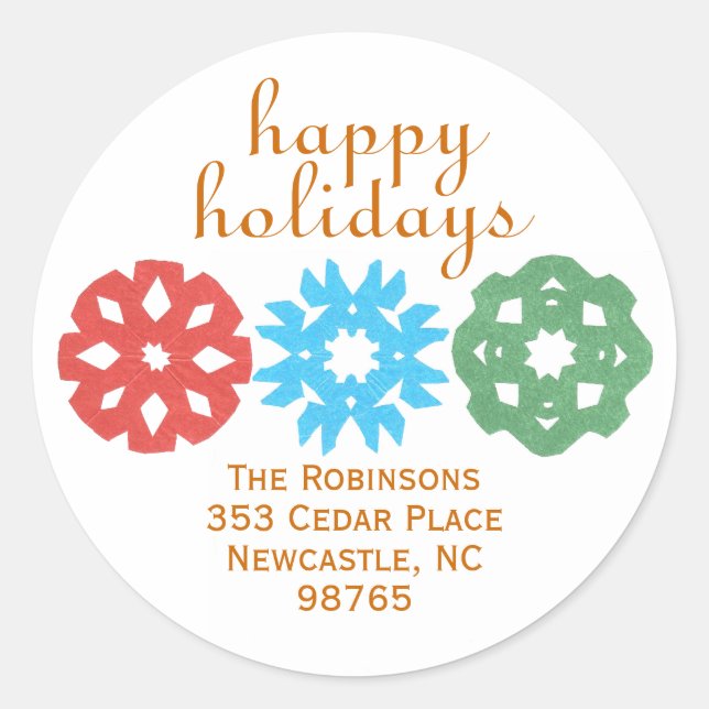 Sticker Rond Karate Kat return-address label (Devant)