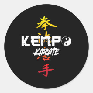 Sticker Rond Karate Kenpo
