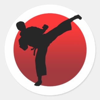 Sticker Rond KARATE keri