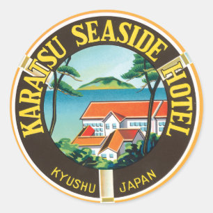 Sticker Rond Karatsu Seaside Hotel Ad