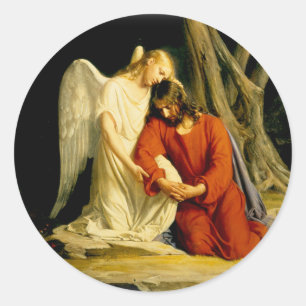 Sticker Rond Karl Heinrich Bloch - Gethsemane