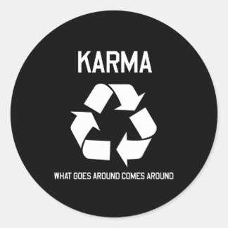 Sticker Rond Karma