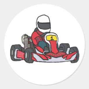 Sticker Rond Karting