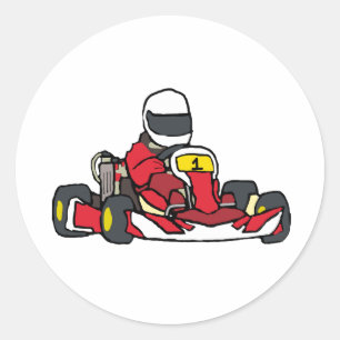 Sticker Rond Karting