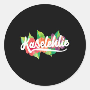 Sticker Rond Kaselehlie Pohnpei Micronésie