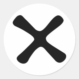 Sticker Rond katanga symbole monétaire argent handa congo co