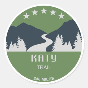 Sticker Rond Katy Trail