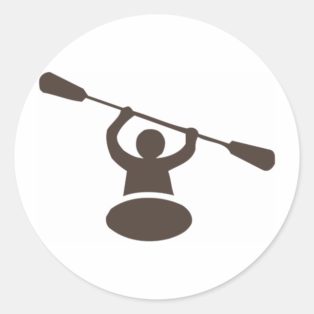 Sticker Rond Kayak (Devant)