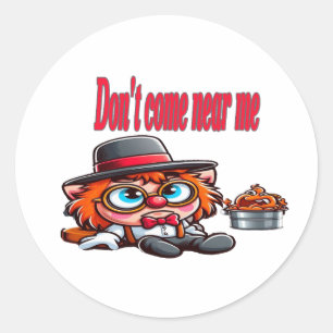 Sticker Rond Keep Distance,