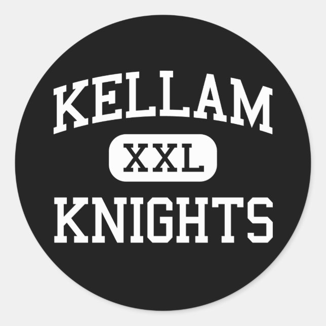 Sticker Rond Kellam - Chevaliers - Haute - Virginia Beach Virgi (Devant)
