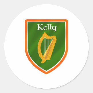 Sticker Rond Kelly famille crête kelly nom famille