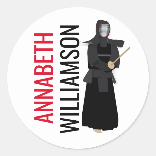 Sticker Rond Kendo (Devant)