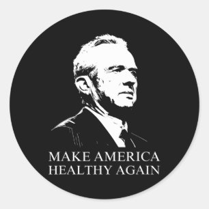 Sticker Rond Kennedy Rfk Jr Rendre l'Amérique en santé Maha Tr