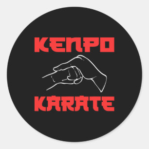 Sticker Rond Kenpo Karate Artiste martiale