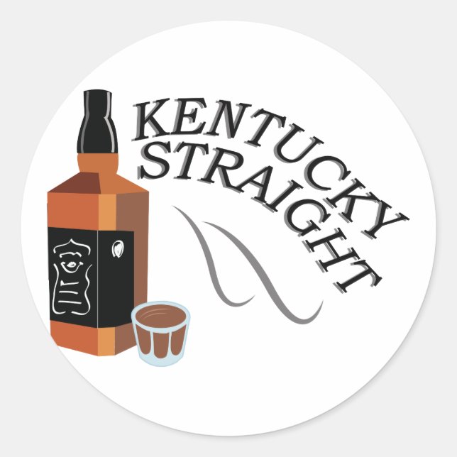 Sticker Rond Kentucky droit (Devant)