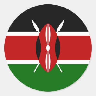 STICKER ROND KENYA