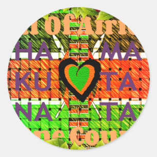 Sticker Rond Kenya : Toute l'Afrique dans un seul pays - Drapea