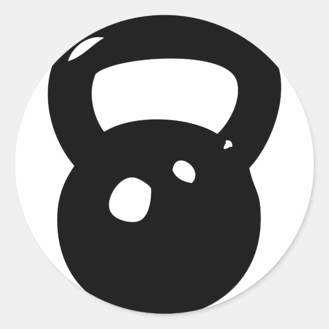 Sticker Rond Kettlebell Workout (Devant)