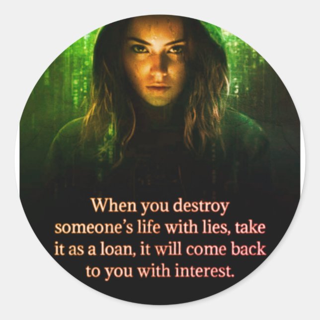 Sticker Rond key tag (Devant)