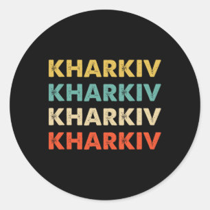 Sticker Rond Kharkiv Ukraine