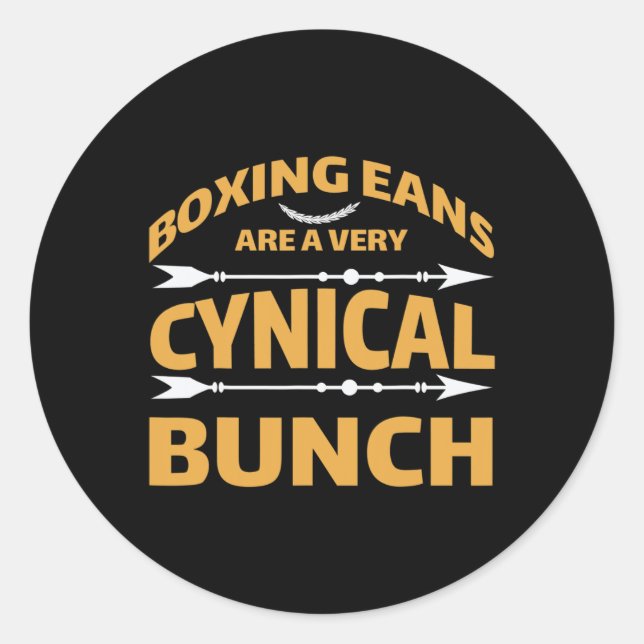 Sticker Rond Kickboxing Muay Thai Boxe _3  (Devant)