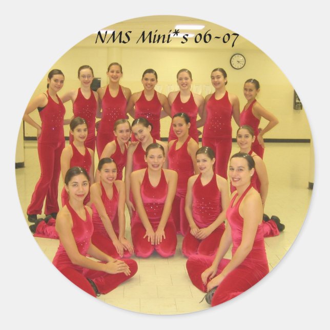 Sticker Rond Kickline'06 002, NMS Mini*s 06-07 (Devant)