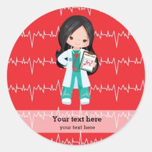 Sticker Rond Kids Doctor