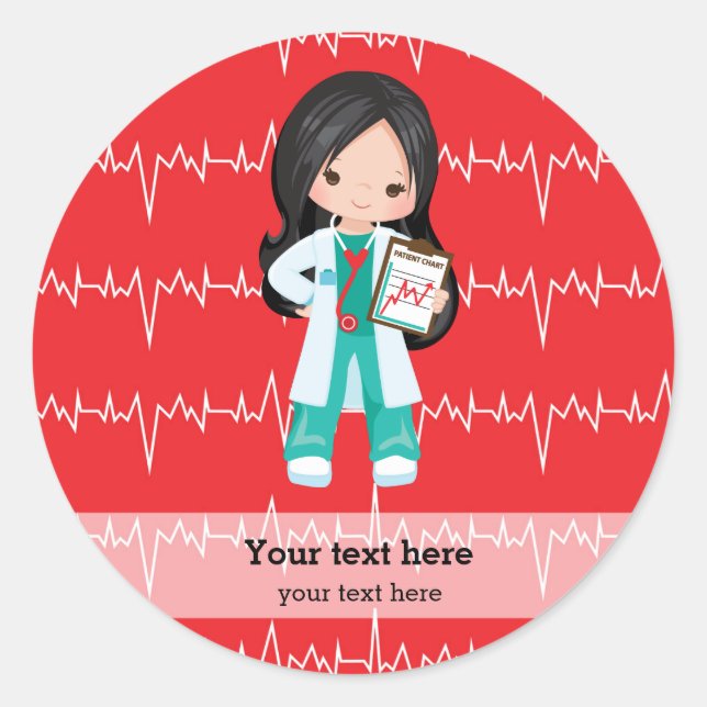 Sticker Rond Kids Doctor (Devant)