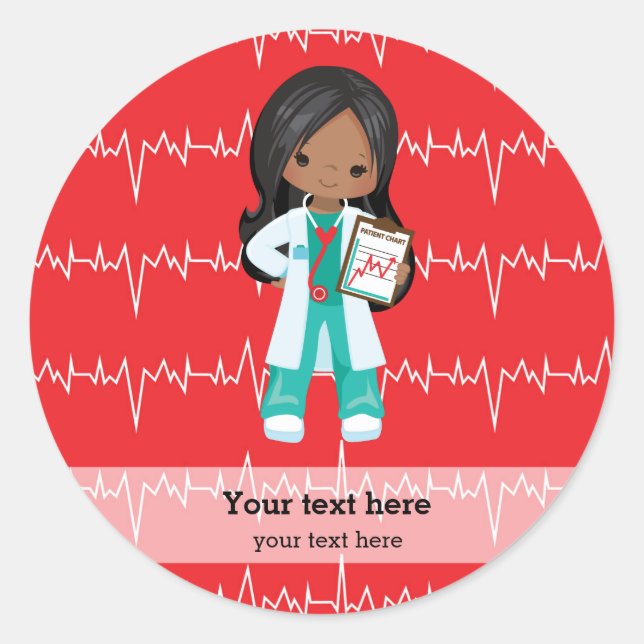 Sticker Rond Kids Doctor (Devant)