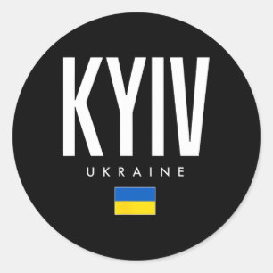 Sticker Rond Kiev Ukraine 1