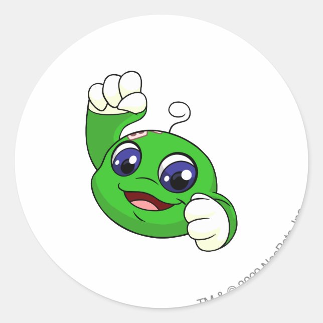 Sticker Rond Kiko Green (Devant)