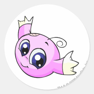 Sticker Rond Kiko rose