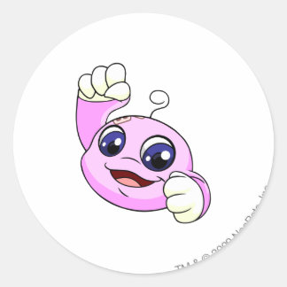 Sticker Rond Kiko rose