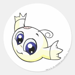 Sticker Rond Kiko White