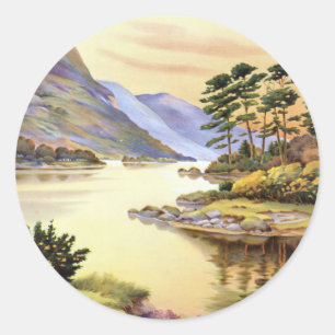 Sticker Rond Killarney, le réflexe du ciel