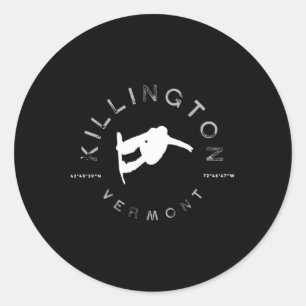 Sticker Rond Killington Retro Vintage Graphisme