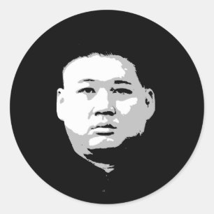 Sticker Rond Kim Jong Un