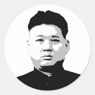 Sticker Rond Kim Jong Un