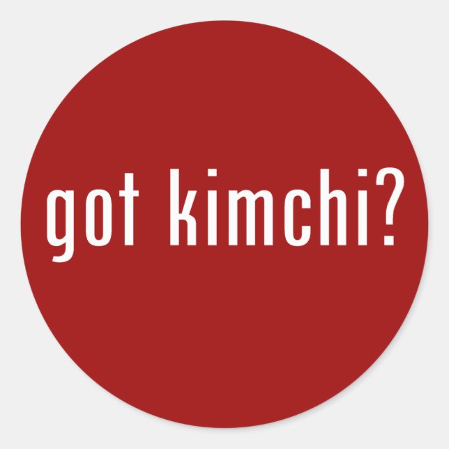 Sticker Rond Kimchi ? (Devant)