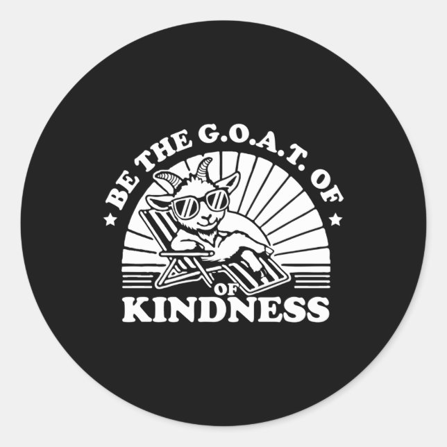 Sticker Rond Kindness Anti-Intimidation Week Mignonne Est Le Bâ (Devant)