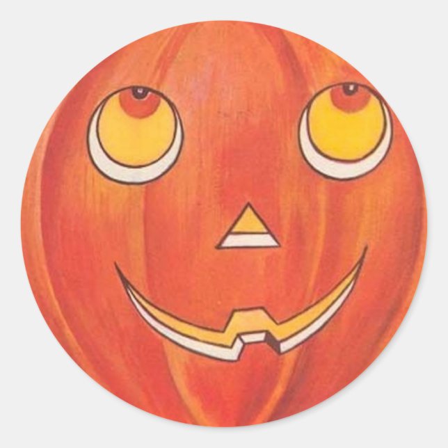 Sticker Rond Kine de Halloween (Devant)