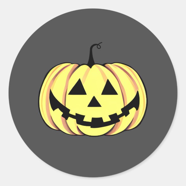 Sticker Rond Kine de Halloween (Devant)