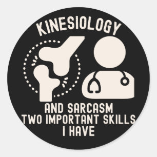 Sticker Rond Kinesiologiste7, Kinesiologie Major