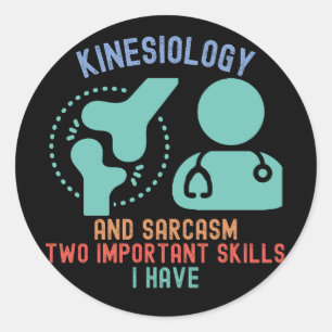 Sticker Rond Kinesiologiste7, Kinesiologie Major