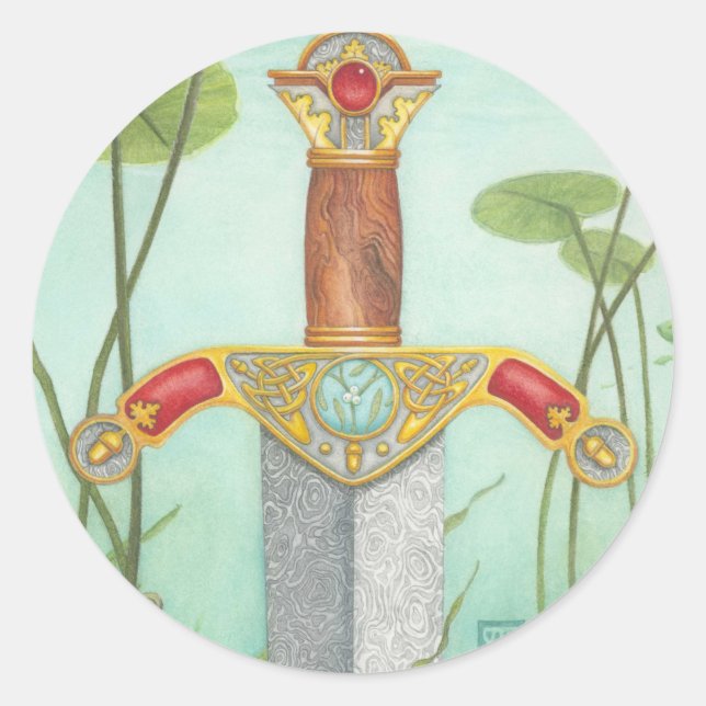 Sticker Rond King Arthur (Devant)