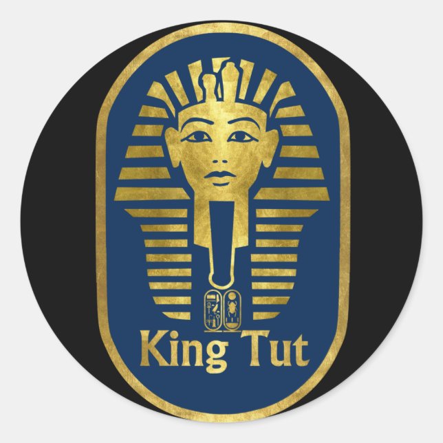 Sticker Rond King Tut (Devant)