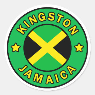 Sticker Rond Kingston Jamaïque