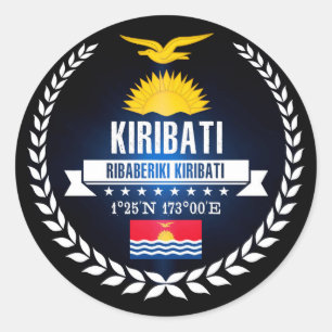 Sticker Rond Kiribati