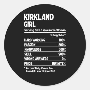 Sticker Rond Kirkland